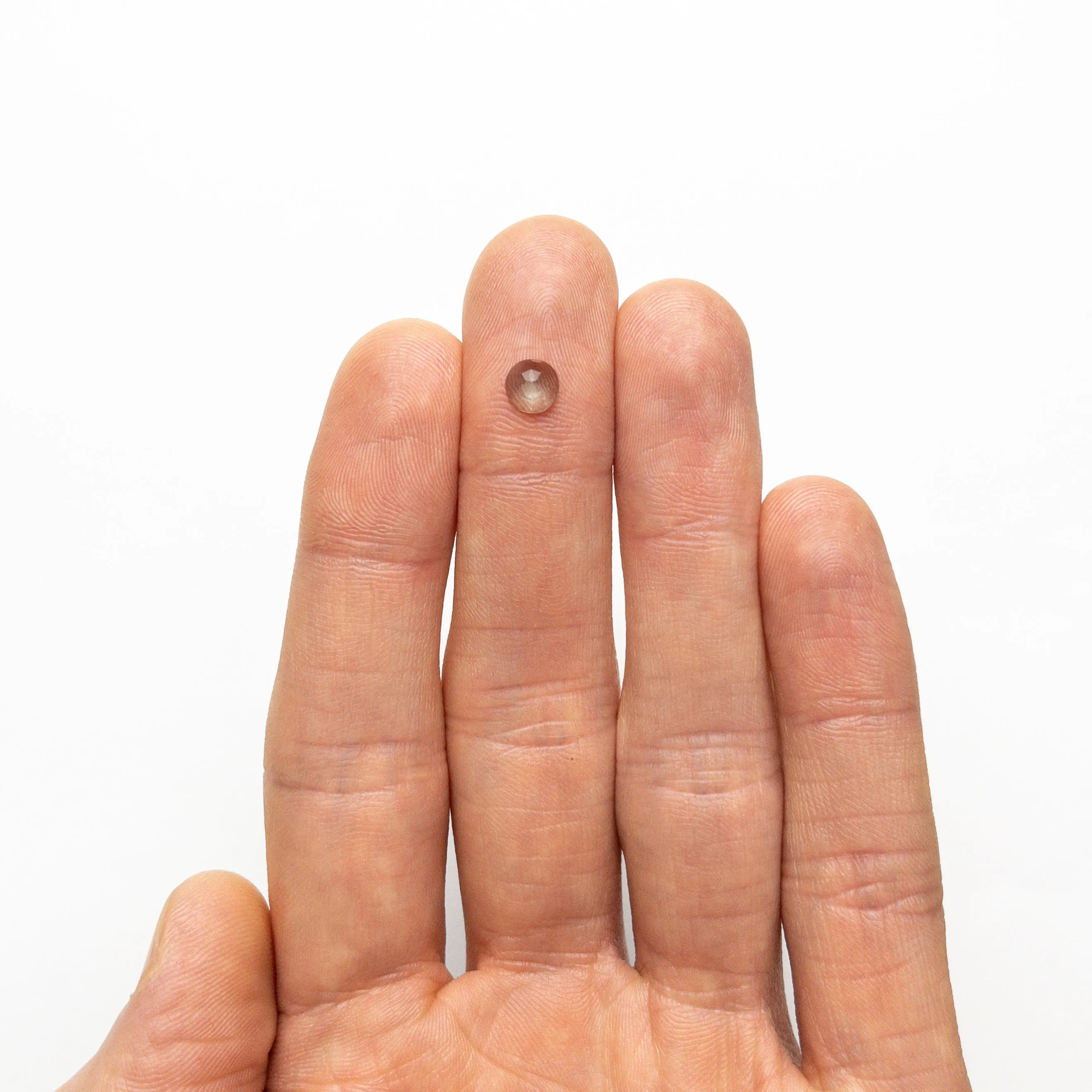 0.56ct 5.74x5.62x2.25mm Round Rosecut Sapphire 22316-02