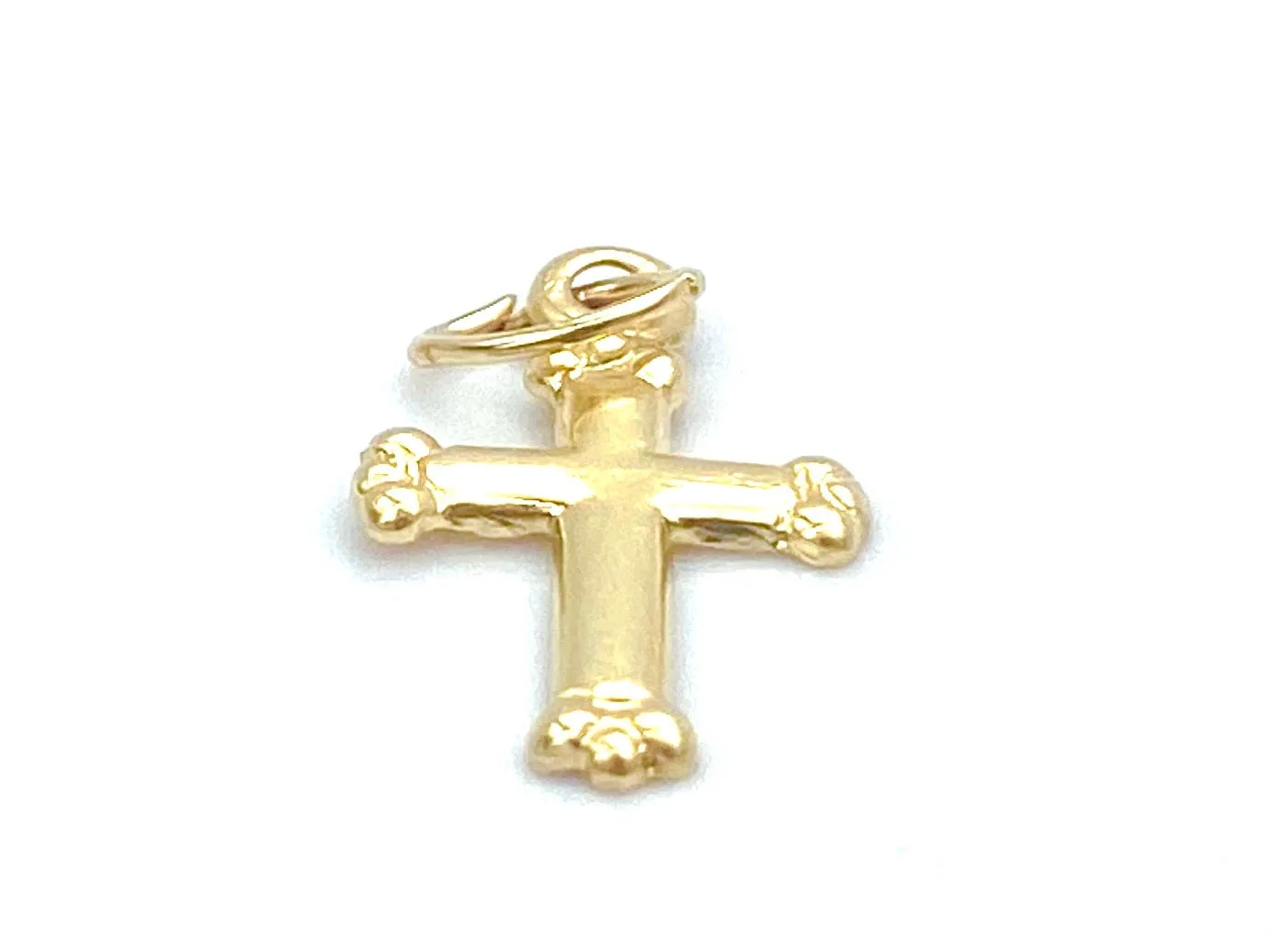 14KGF Cross Charm , Sku#1806-C