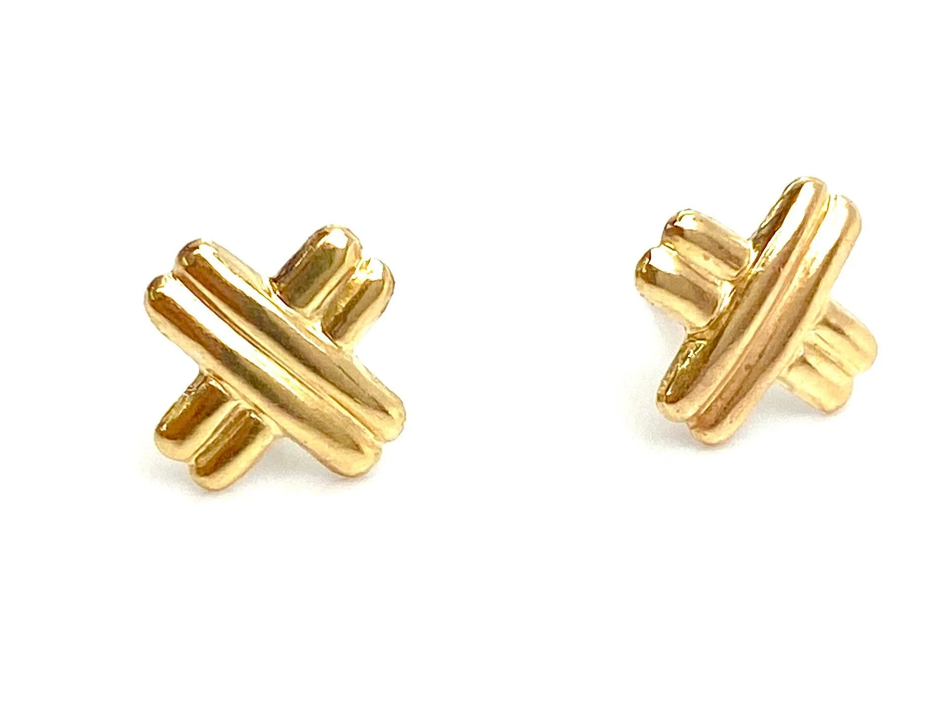 14KGF X Studs , Sku#1815-4