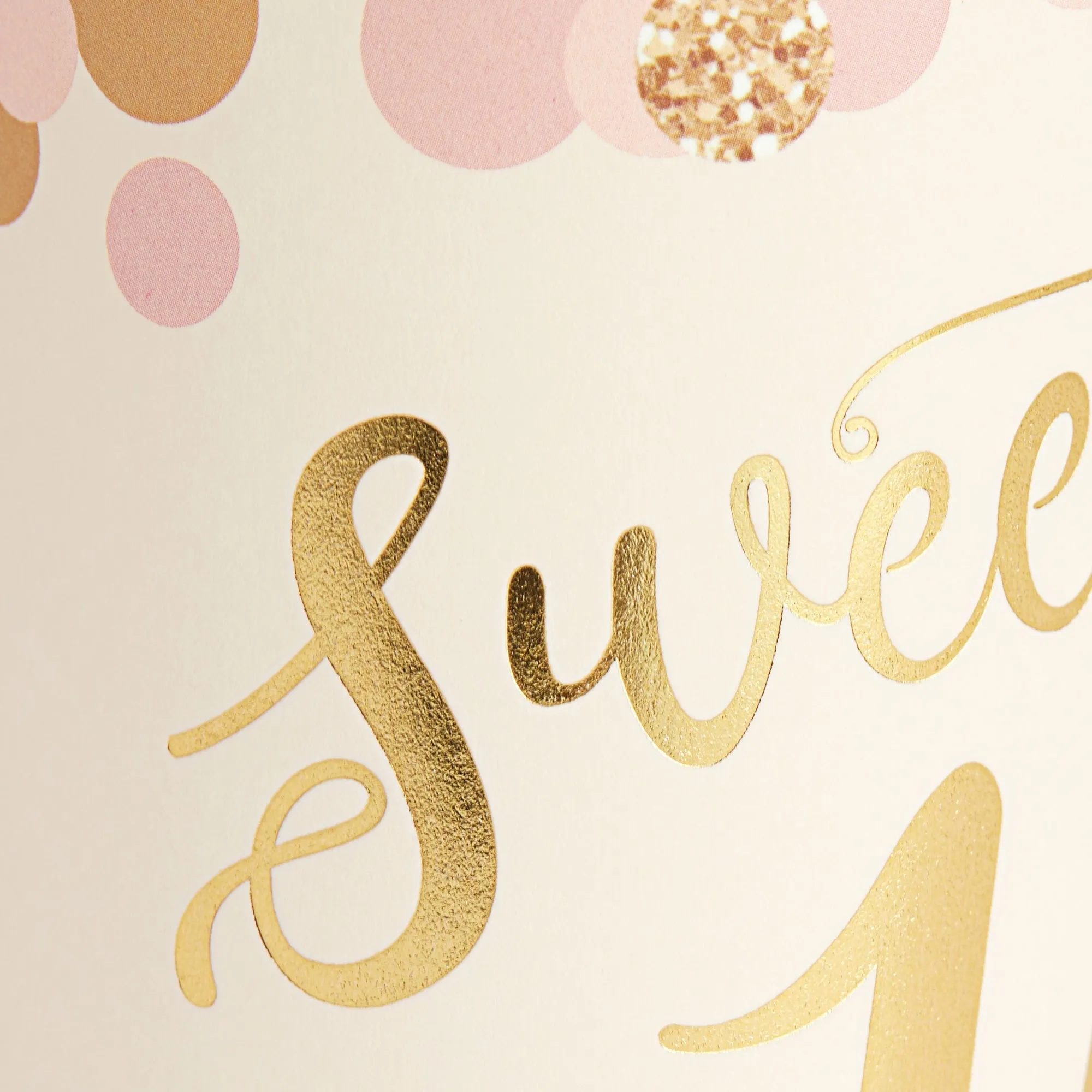 50 Pack 16 oz Paper Pink Party Cups for Girls Sweet 16 Party Supplies (Rose Gold Foil)