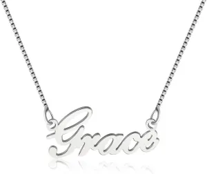 925 Sterling Sliver Custom Name Necklace Personalized Initial Necklaces Pendant Jewelry Gift for Her