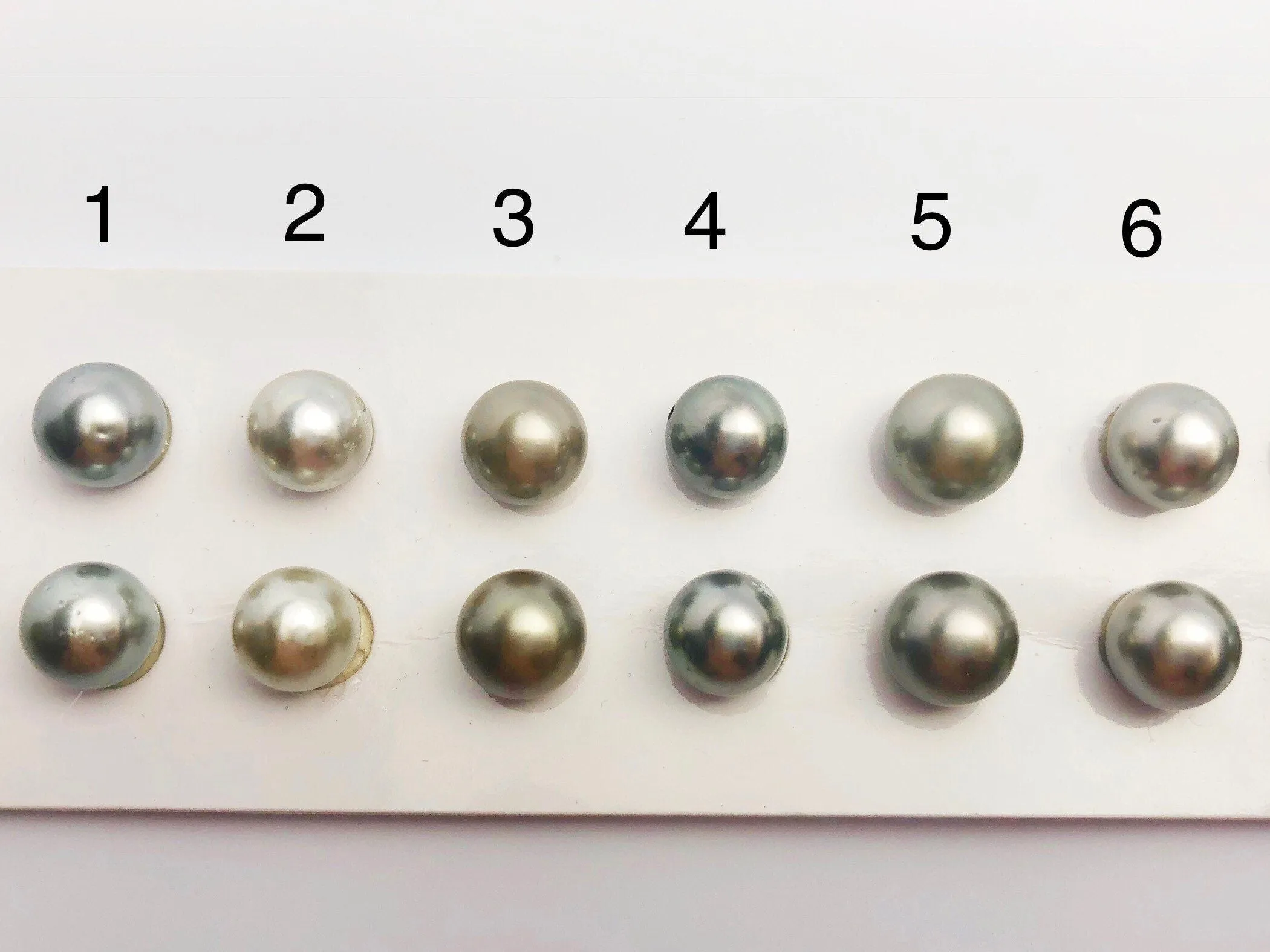 9mm Tahitian AA Loose Matched Pearls, 9mm Round (277)