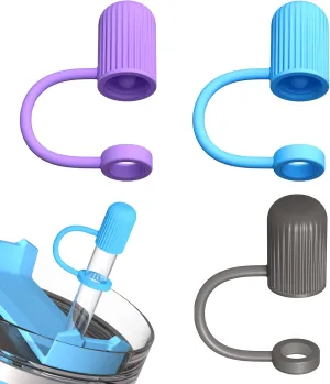 Adjustable Straw Cover for All Brand of Stanley, Simple Modern, Yeti, Owala, Hydro Flask, Reduce, Maars, Meoky, MaxBase, Beast, Hydrapeak and so on, Diameter 6mm-10mm, BPA Free, Dishwasher safe