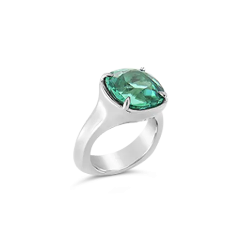 Blue-Green Tourmaline Ring