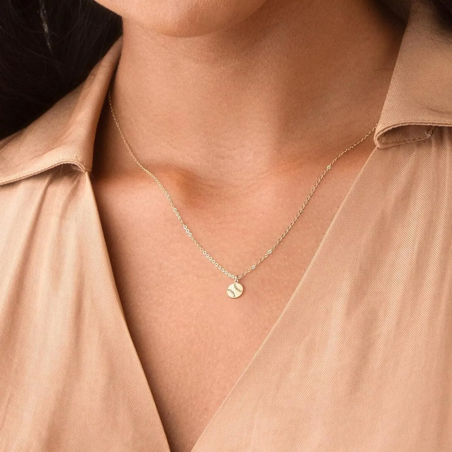 Gold Necklace: 14K Gold Plated Softball Volleyball Sun Sunflower Sun Star Italian Horn Interlocking Bee Butterfly Hummingbird Dainty Necklace for Women 16.5 2 ext