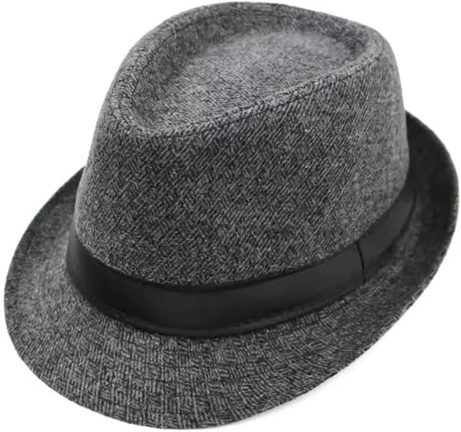 Jazz Cap Men's and Women's Cowboy Hat Casual Jazz Hat Fedora Hat for Women and Men