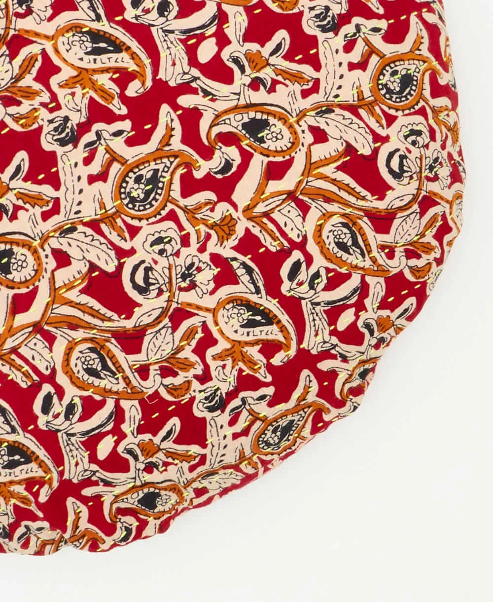 Kantha Round Pillow - No. 240103
