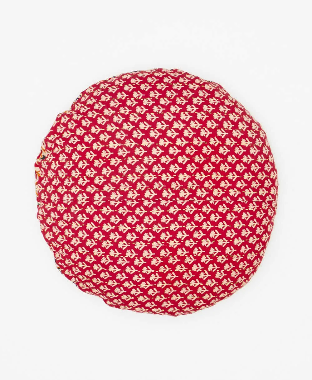 Kantha Round Pillow - No. 240103