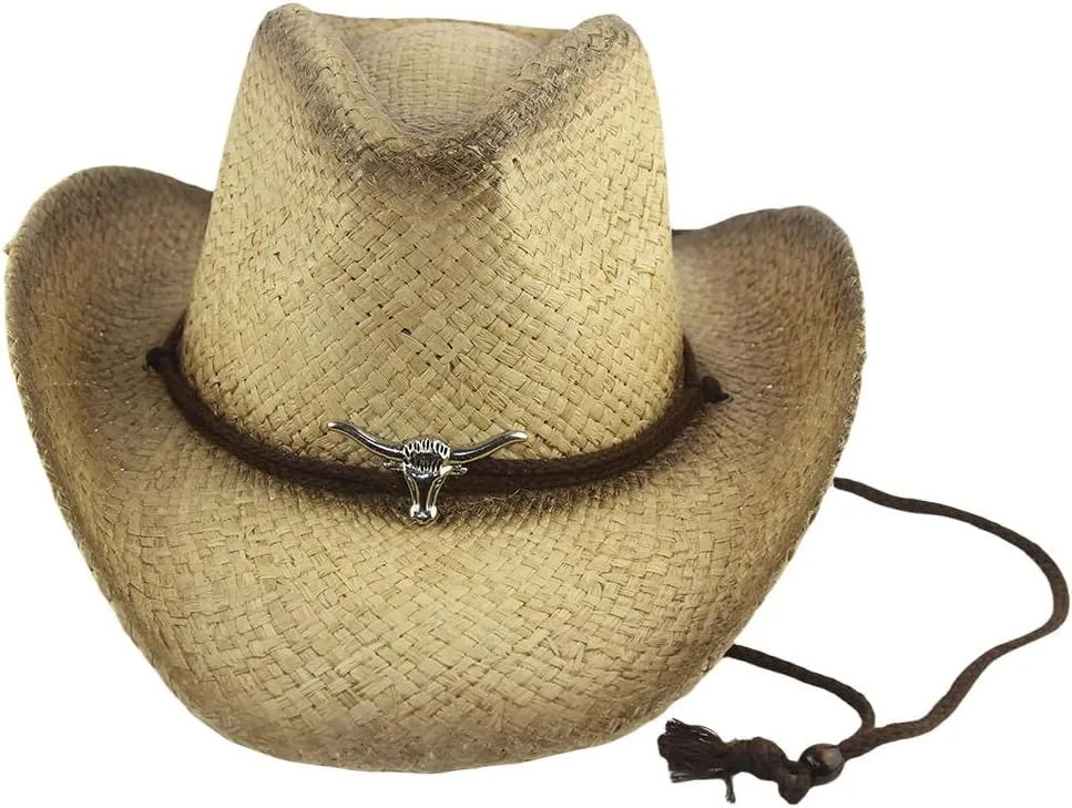 Men's & Women's Western Style Cowboy/Cowgirl Straw Hat