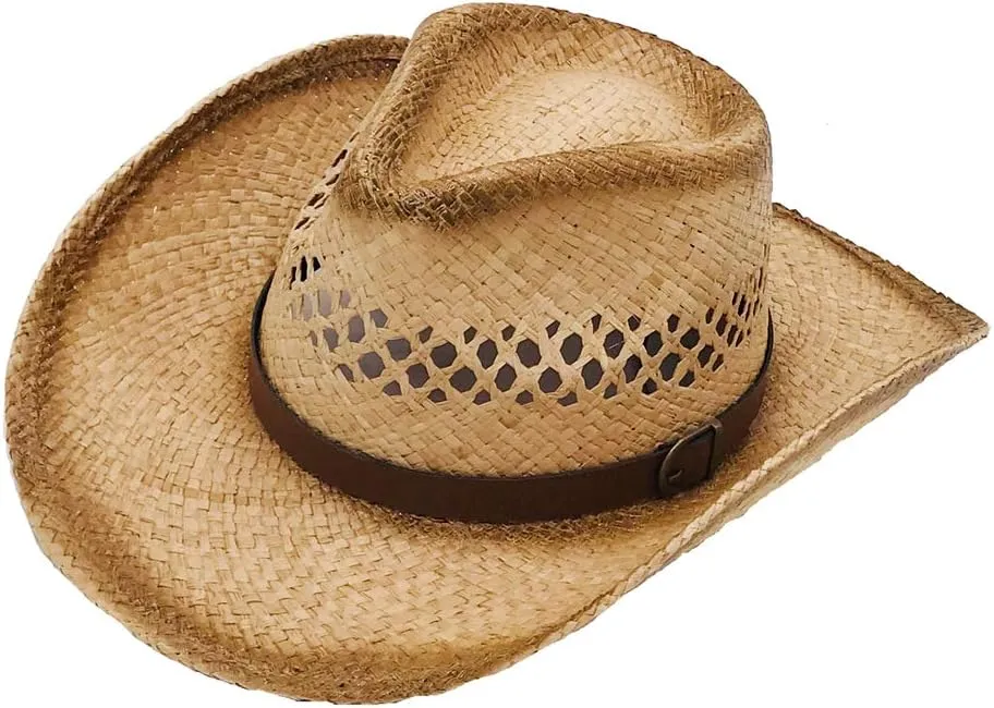 Men's & Women's Western Style Cowboy/Cowgirl Straw Hat