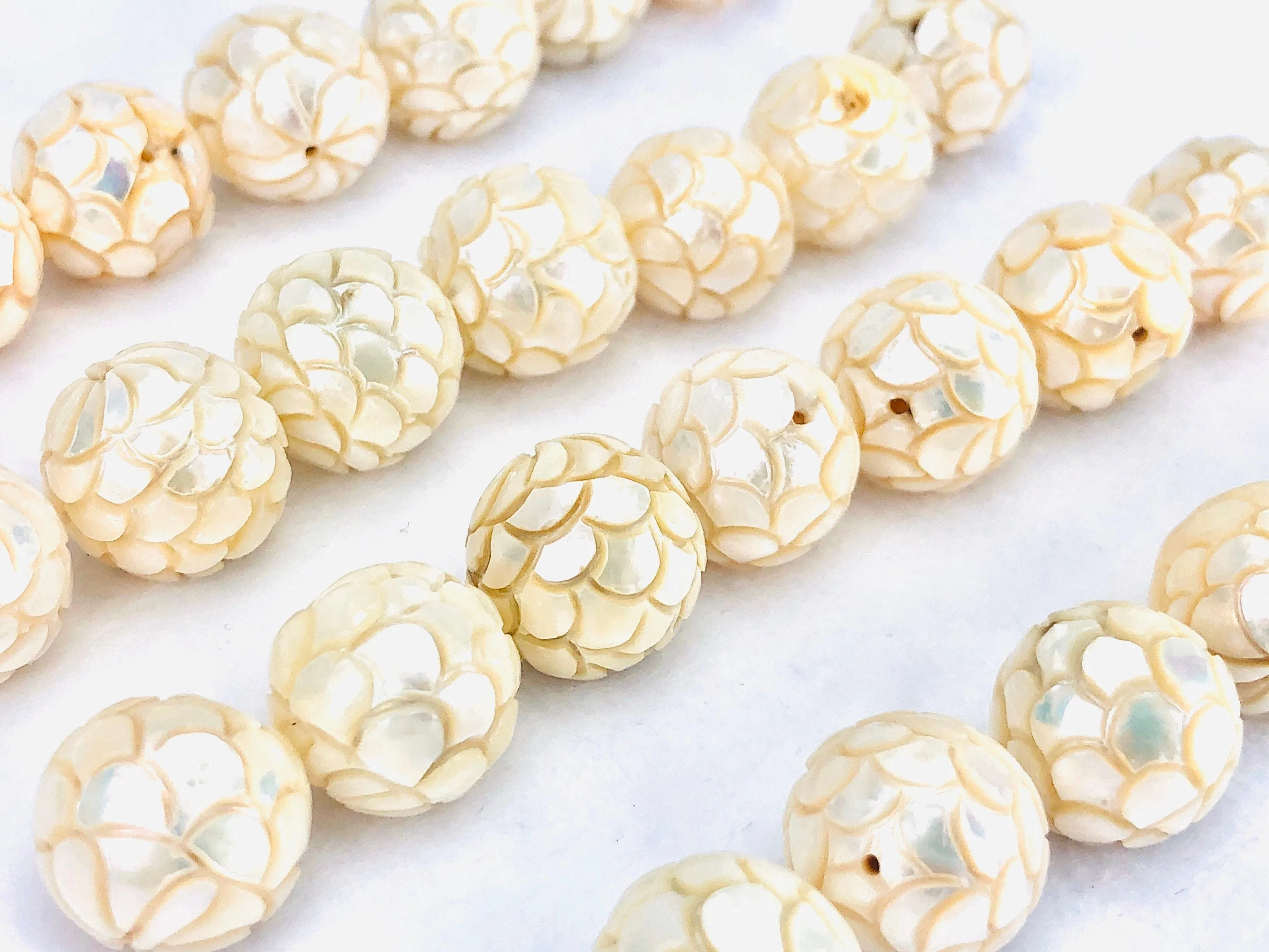 Mermaid skin - hand carved Edison pearls 11-11.9mm, Edison Pearls, Pearl, Carved Pearls, Tattoo Pearls