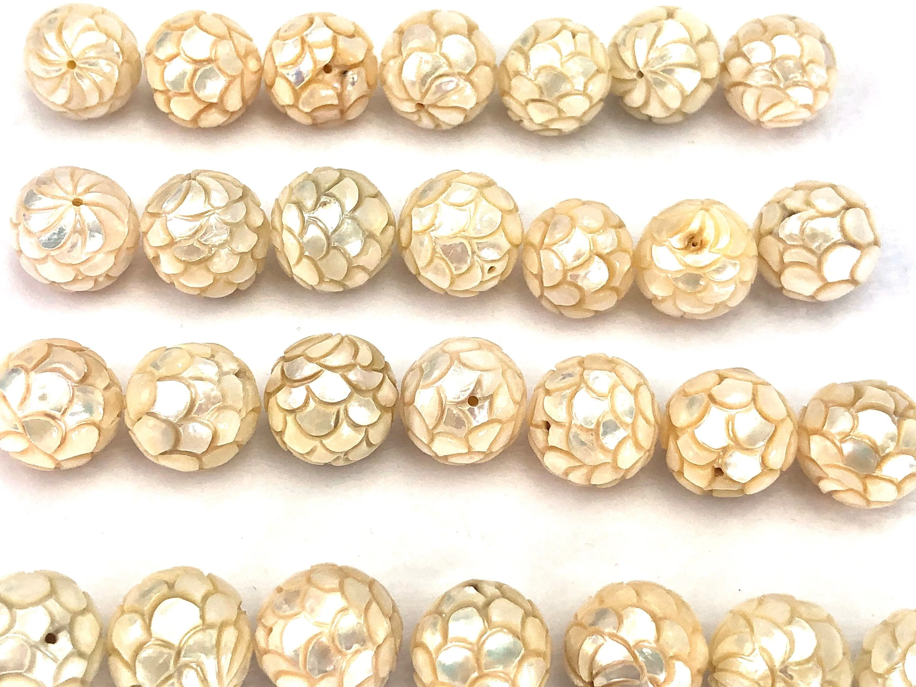 Mermaid skin - hand carved Edison pearls 11-11.9mm, Edison Pearls, Pearl, Carved Pearls, Tattoo Pearls