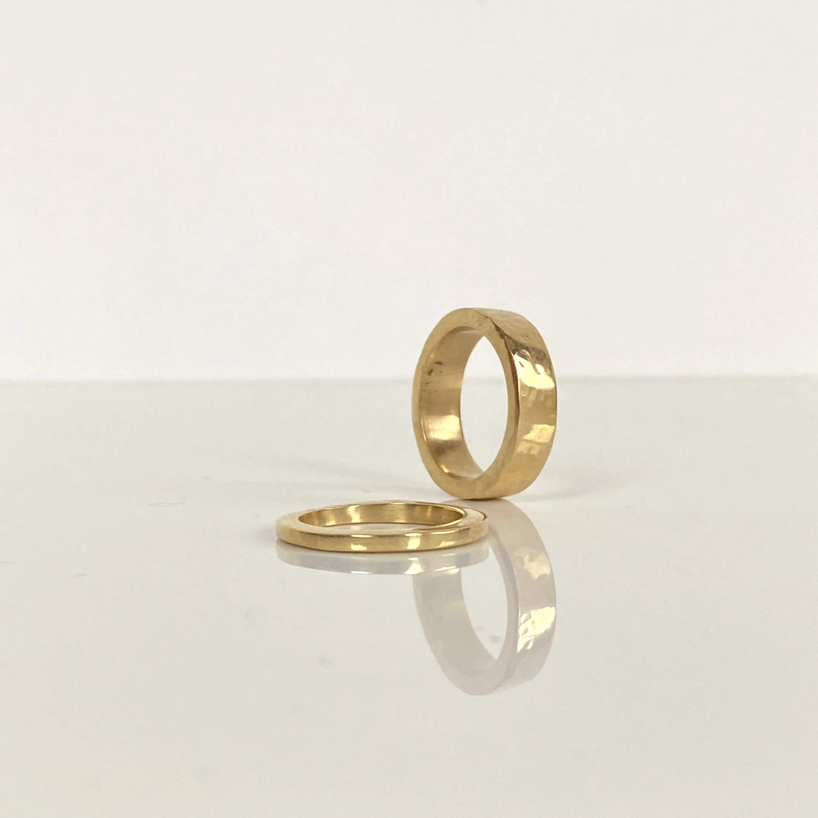 Mixed Material Stacking Rings From Abroad Modern