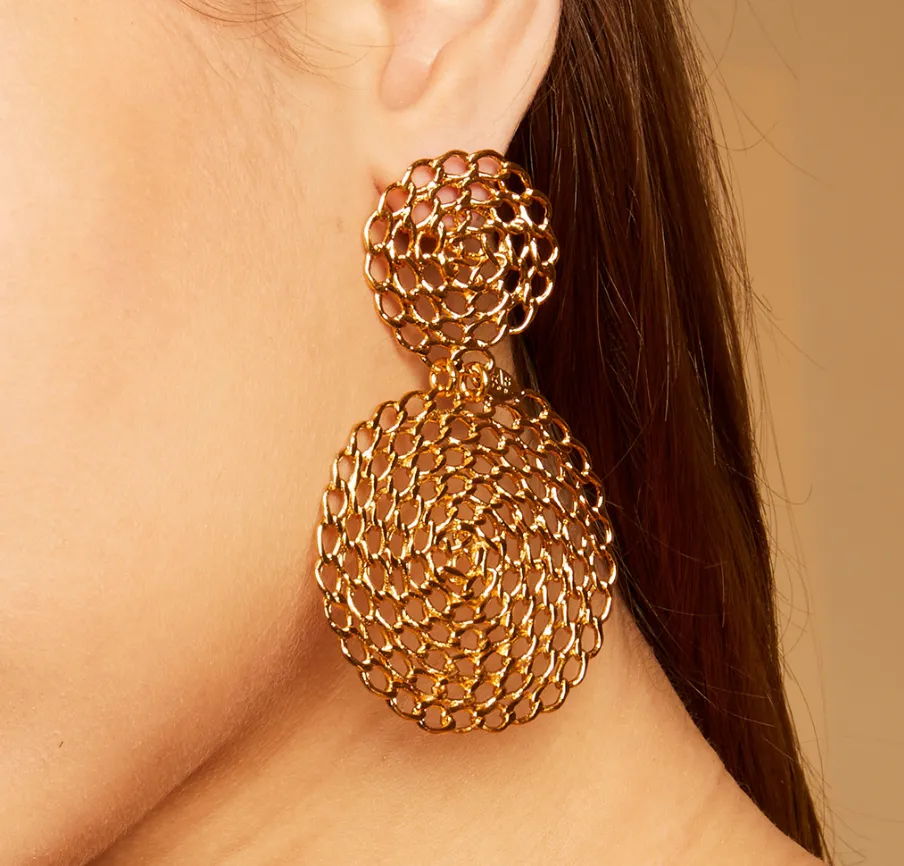 Onde Gourmette Earrings