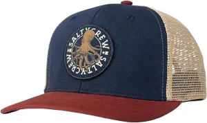 Salty Crew Men's Tentacles Retro Trucker Hat - Unisex Adjustable Hat for Adults - Premium Cotton