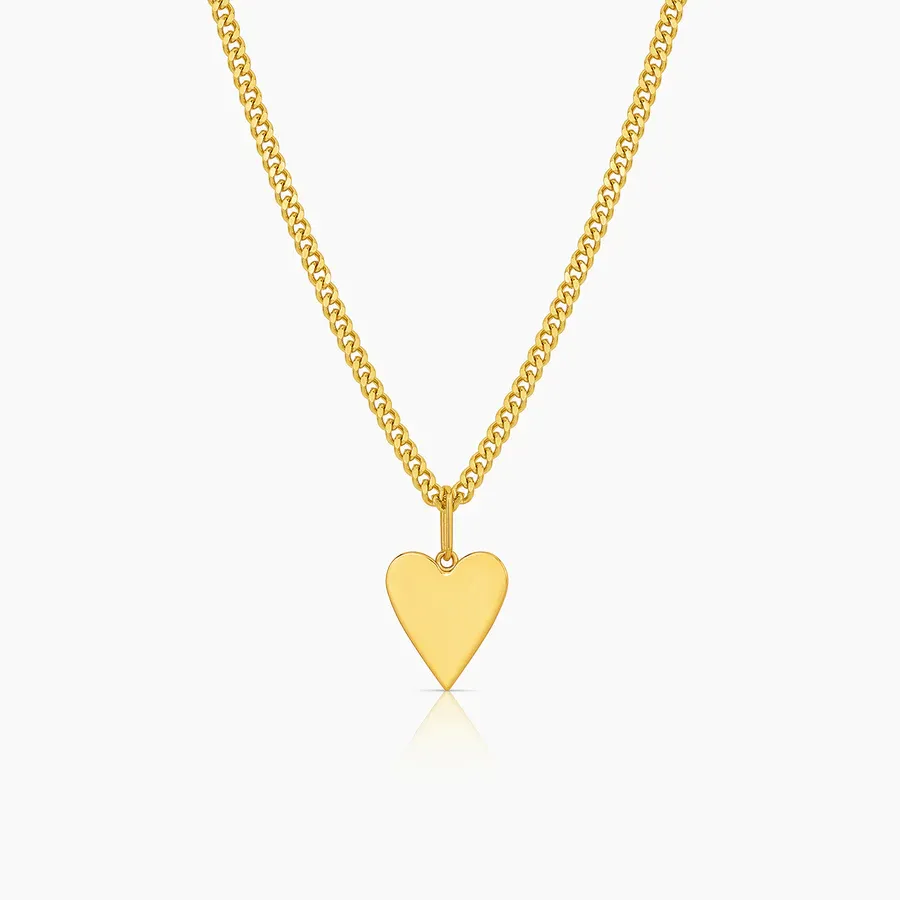 Thatch Amaya Heart Curb Chain Necklace