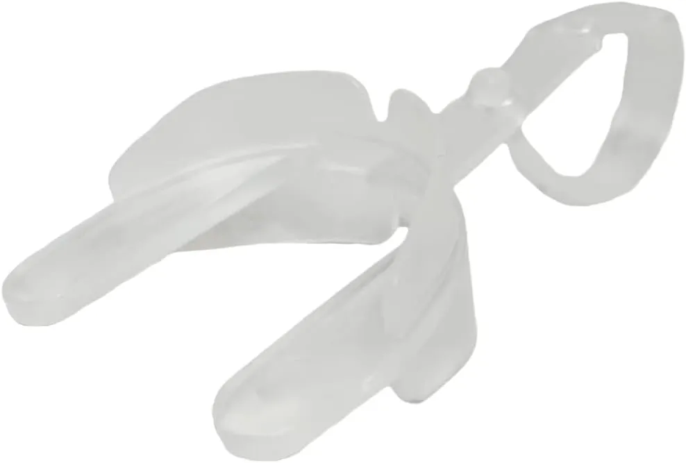 Ultra-Guard All Sport Mouthguard with Professional Quality Helmet Strap; Specially Designed for Athletes with Braces of All Contact Sports. Double Protection for Both Upper and Lower Teeth (Clear)