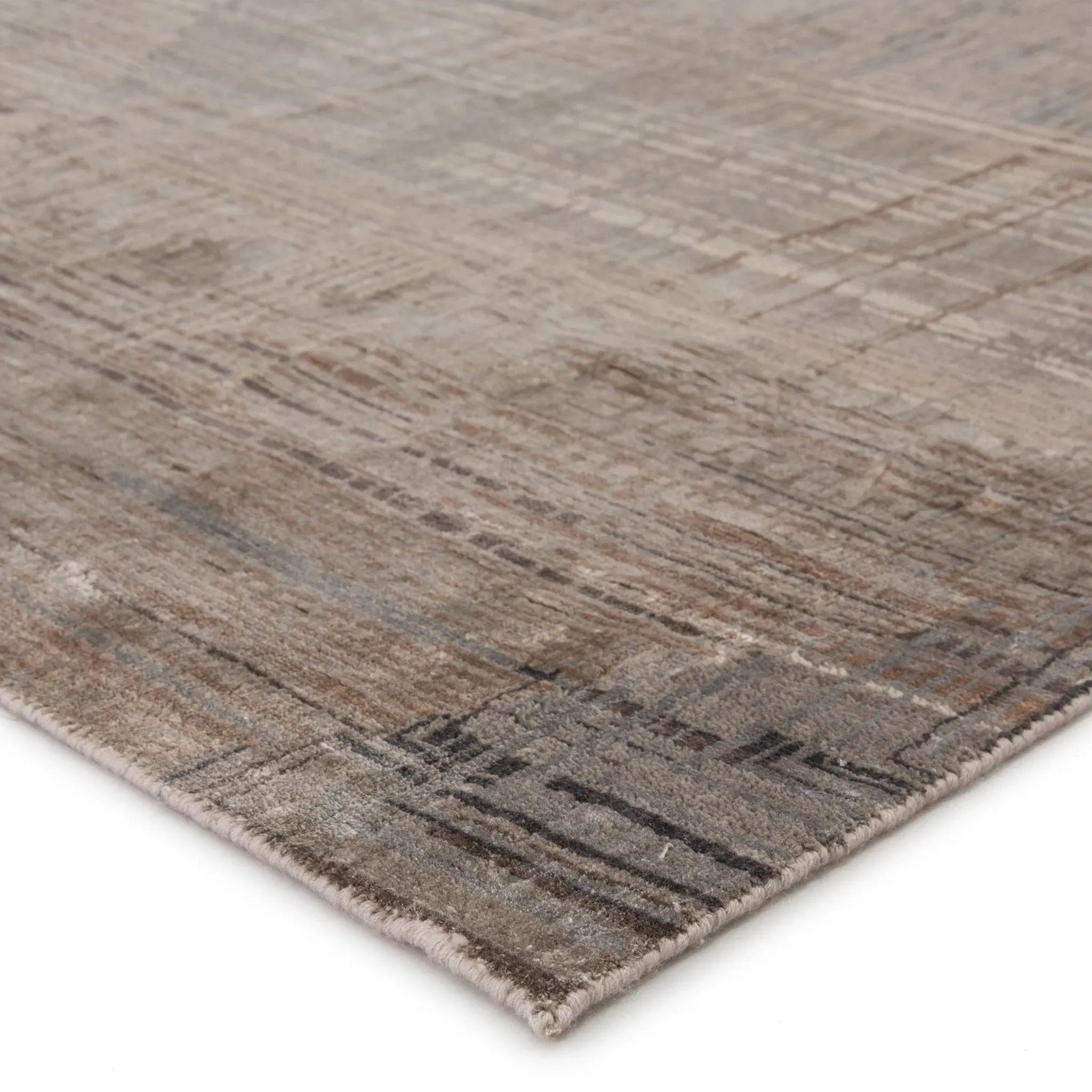 Unstring by Kavi UBV08 Grey/Tan Rug