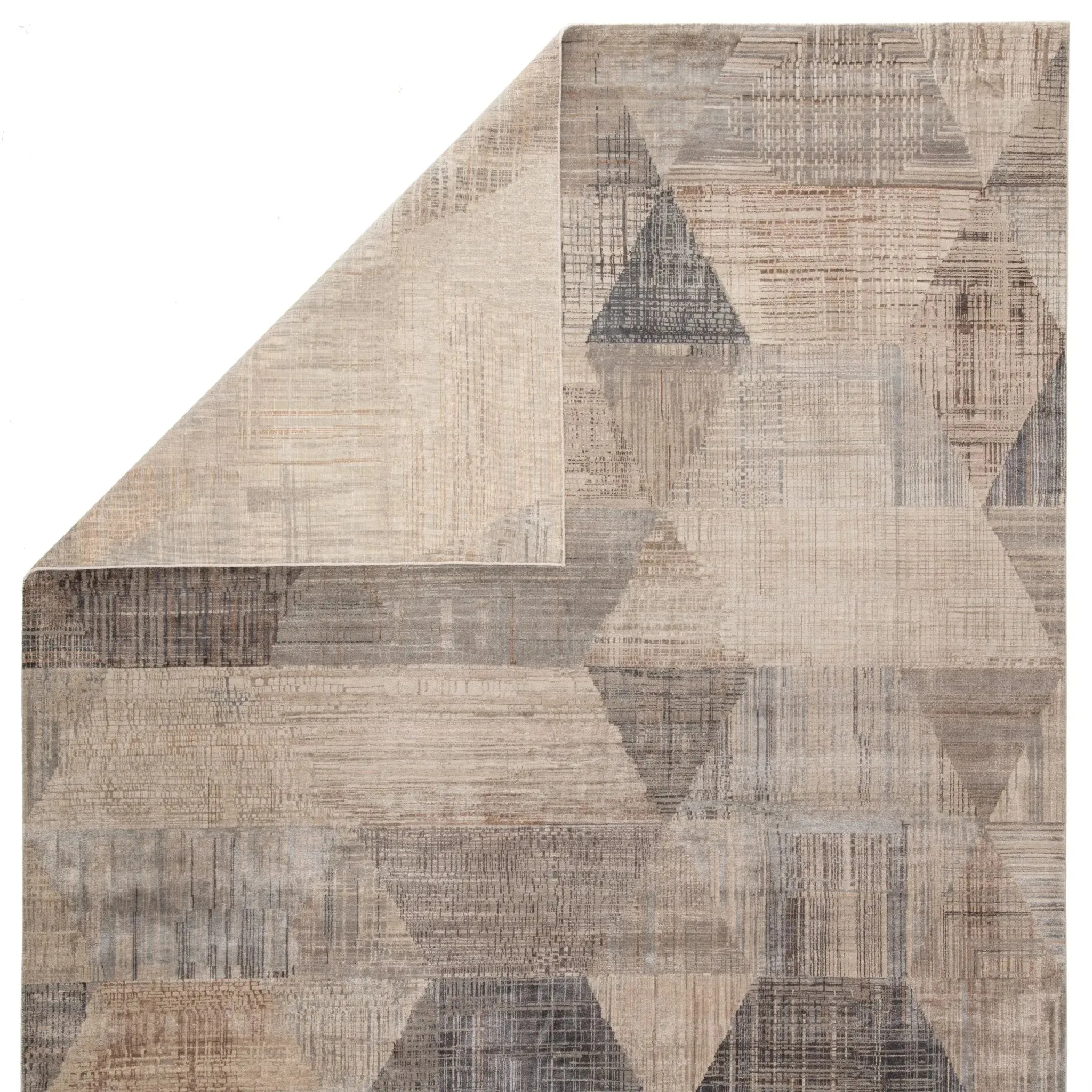 Unstring by Kavi UBV08 Grey/Tan Rug