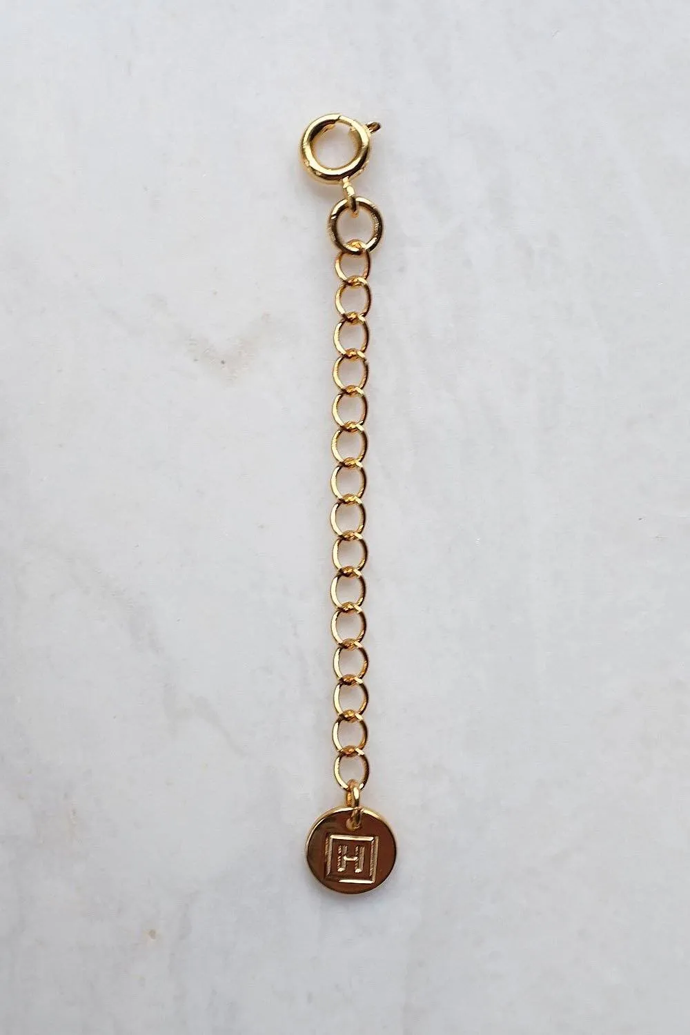 Vao 16K Gold-Plated Brass Extension Chain for Bracelets and Necklaces