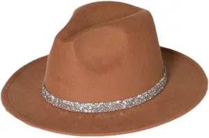 Women Fedora Hats with Diamond Band Fashion Wedding Party Jazz Cap Unisex Church Hat Bucket Hats