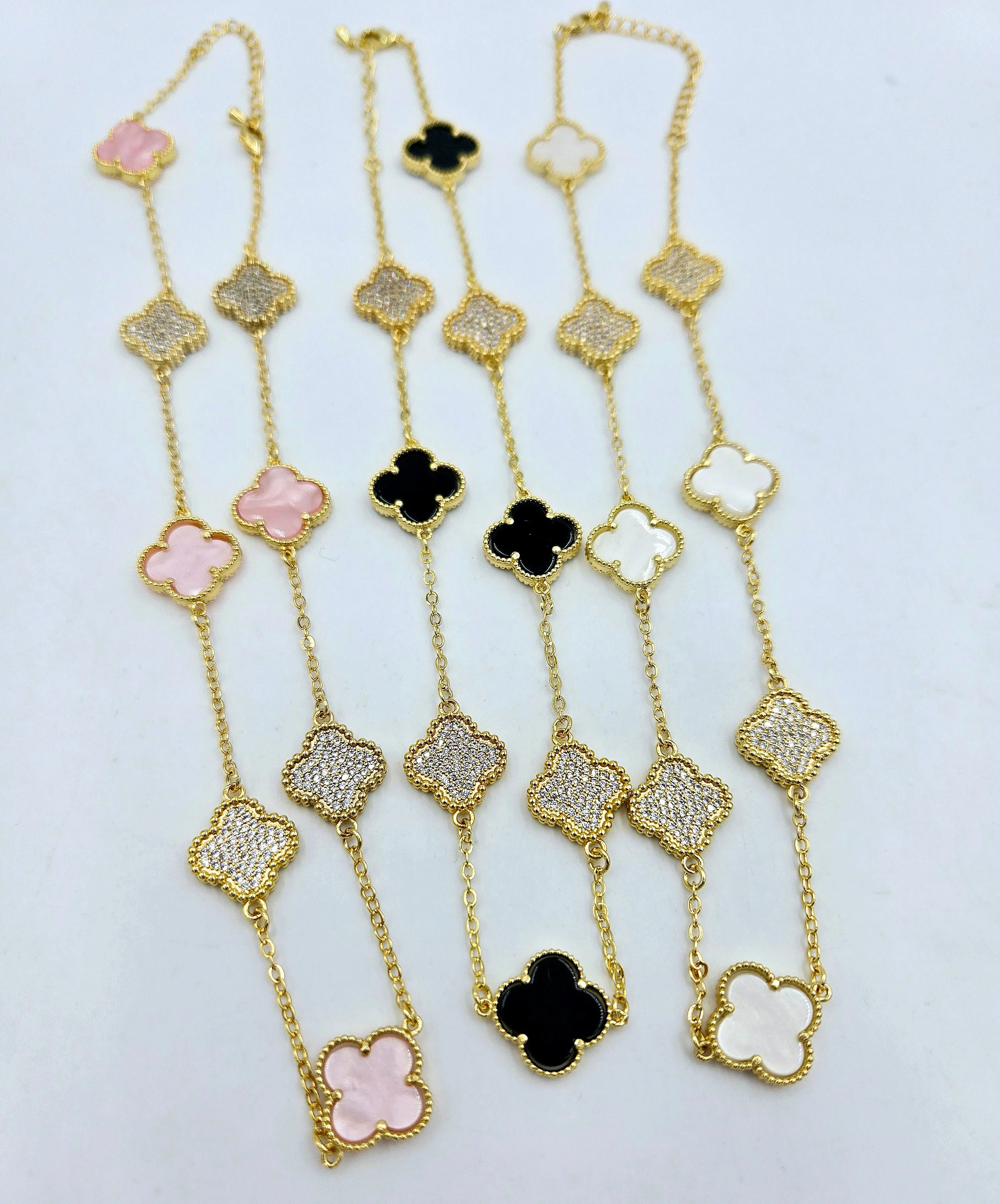 WP - Sparkle Flower Necklace (3 colors)